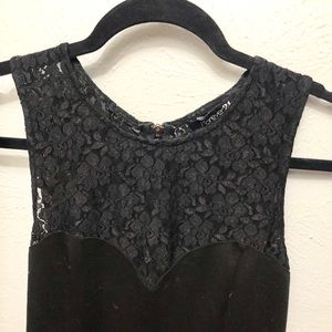 Forever 21 Black lace bodycon dress size S